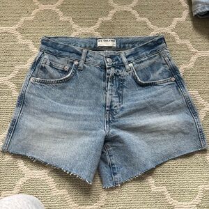NWOT We The Free Classic Blue Denim Shorts size 24